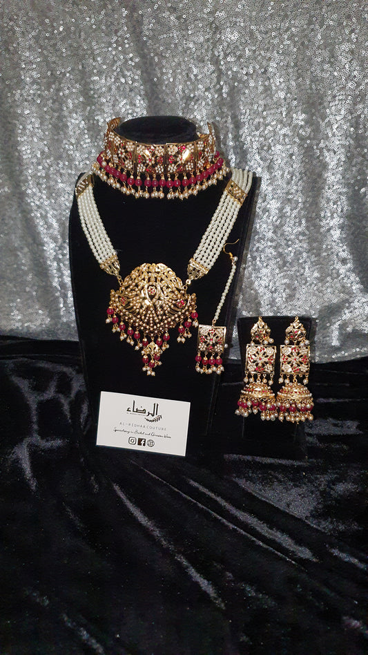 Teardrop - Choker and Mala Set