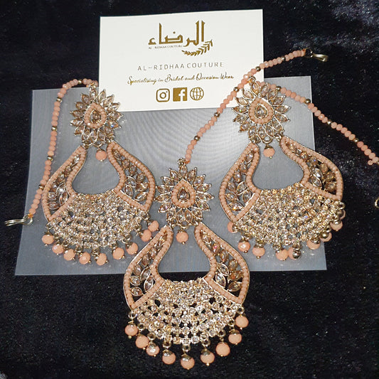 Oval - Tikka & Earrings
