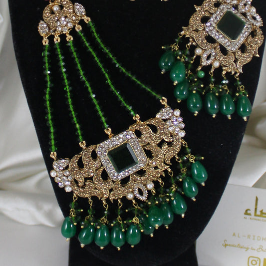 Fariha - Choker Set (Green)