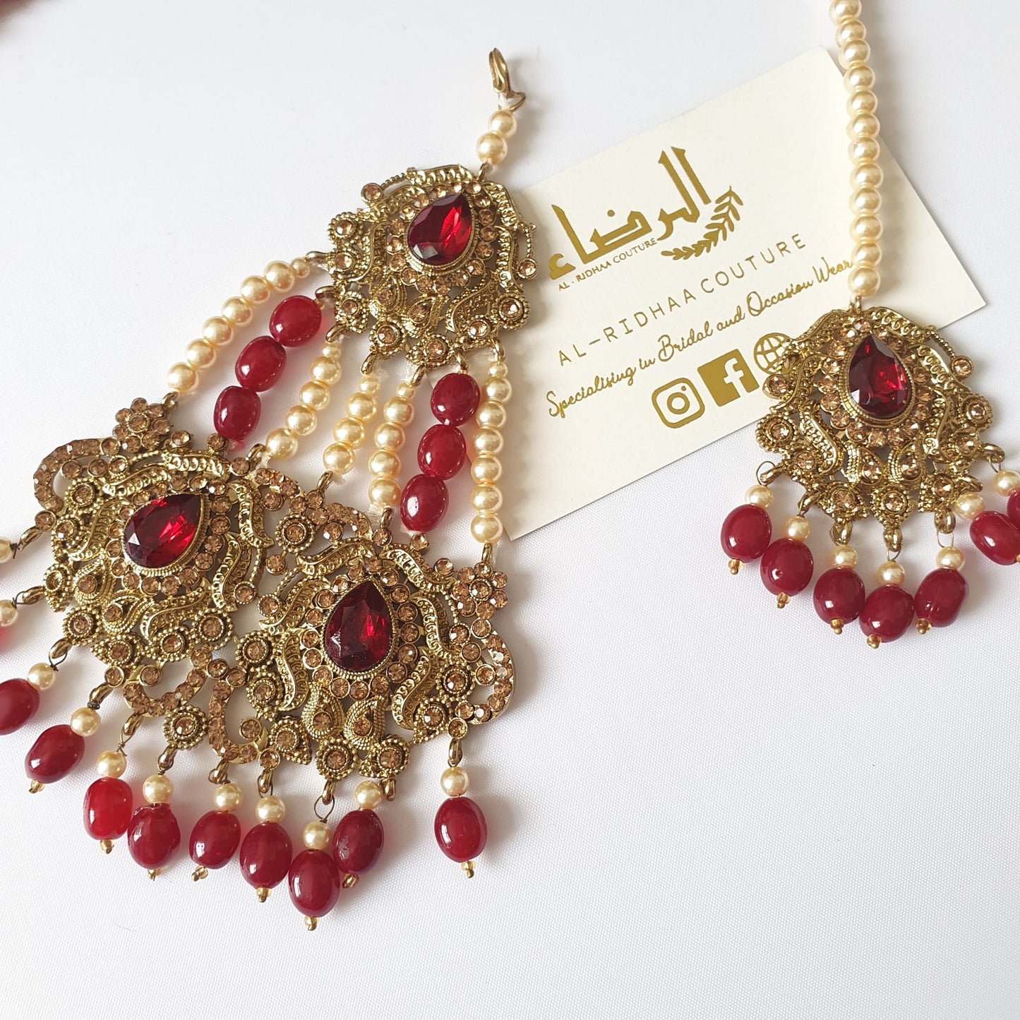 Saniya - Antique Gold Choker Set
