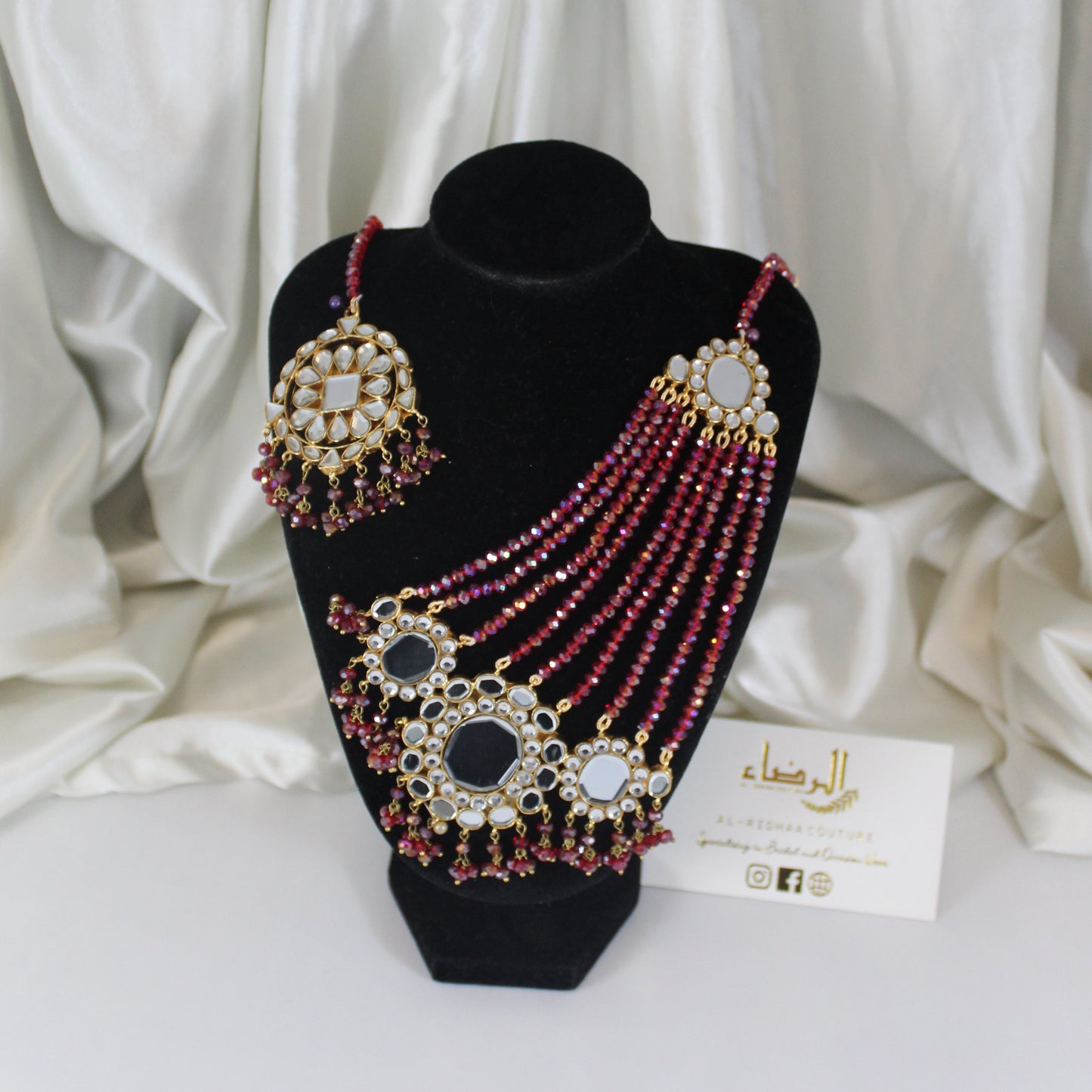 Anaya - Kundan Bridal Set (Maroon)
