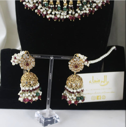 Hayat - Bridal Set (Maroon)
