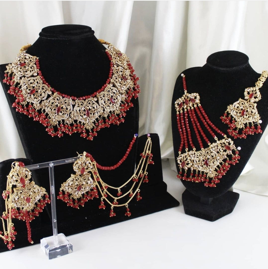 Amani - Bridal Set (Red)