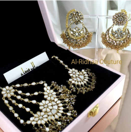 Jasmine - Full Earrings Set (Champagne)