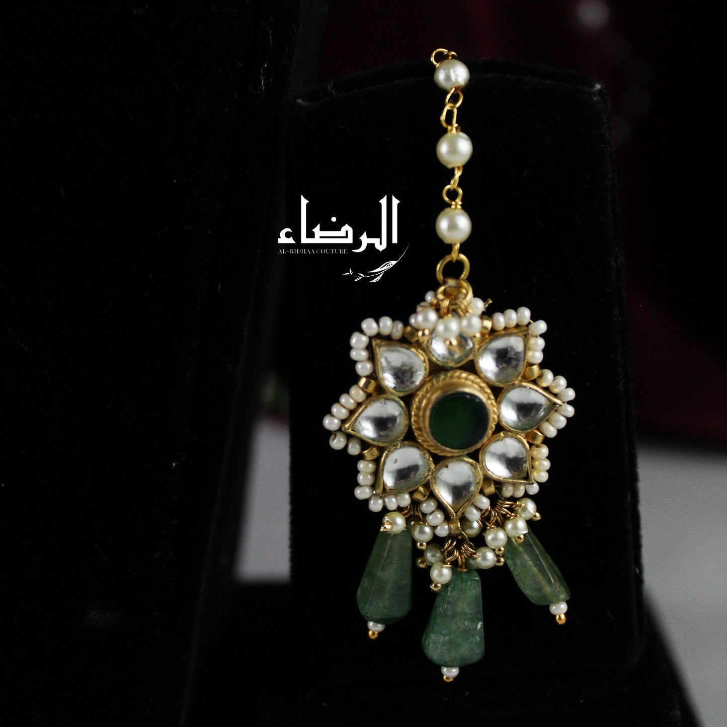 Diya - Pachi Kundan Mala Set