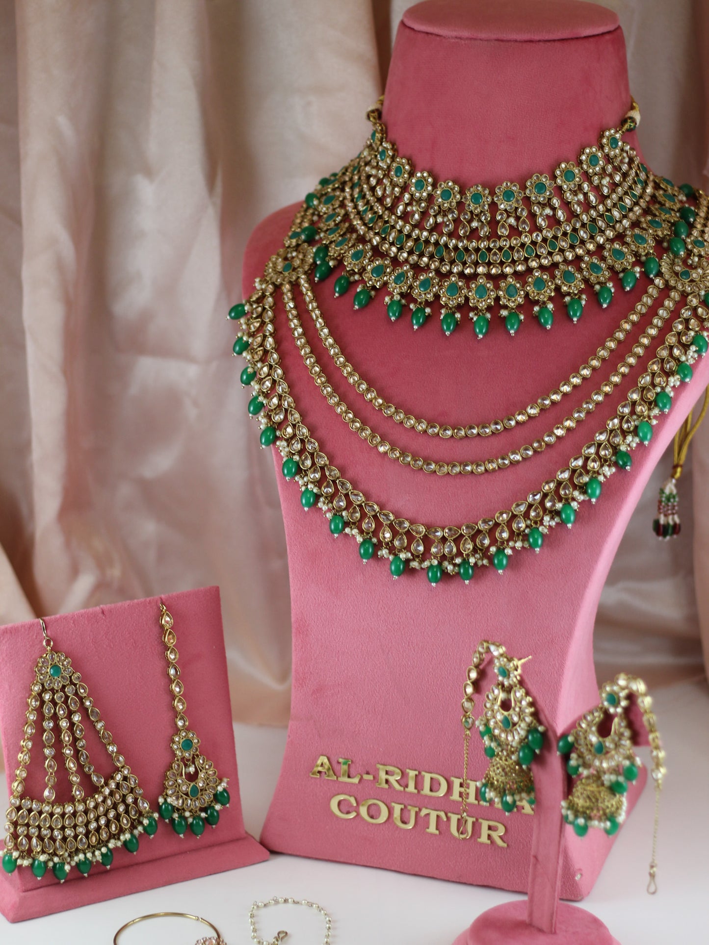 Kiara - Bridal Set (Green)