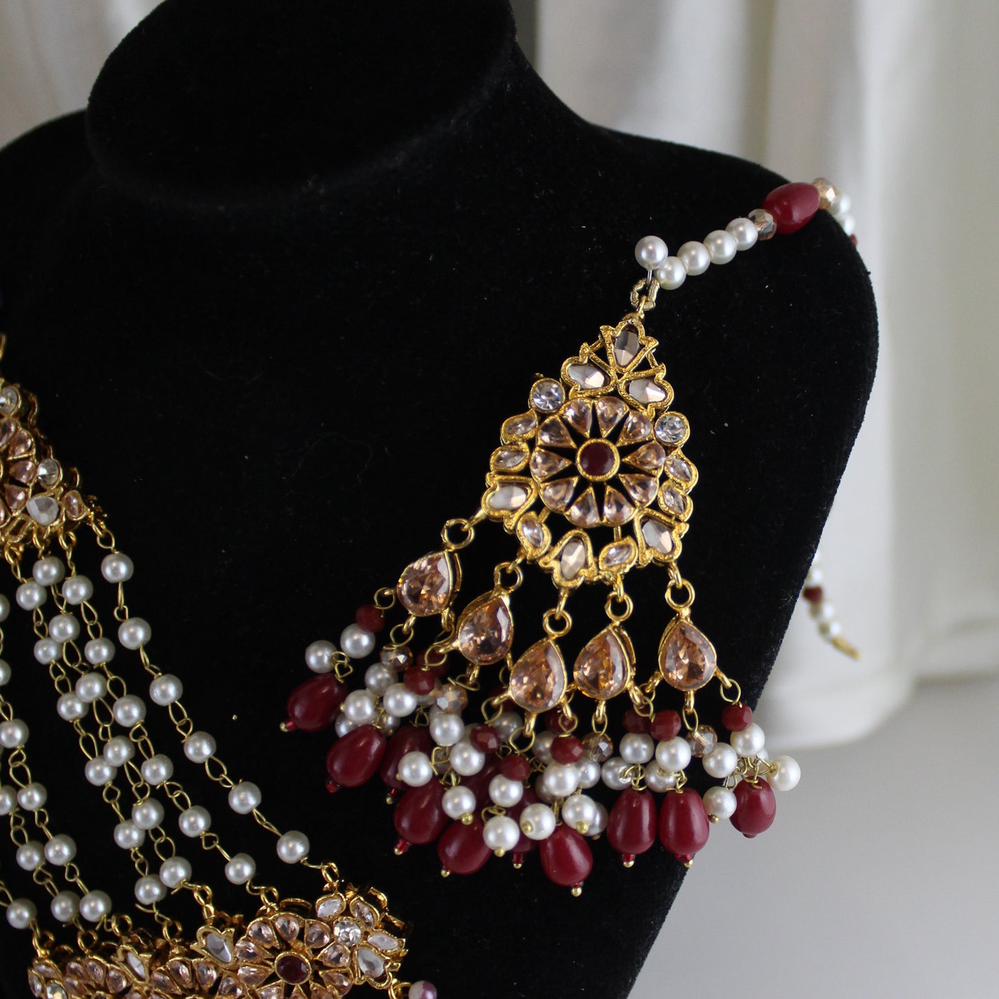 Hoorain - Bridal Set (Maroon)