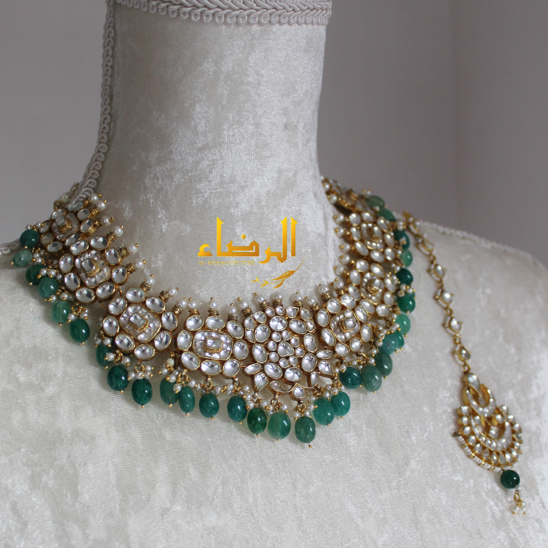 Diya - Pachi Kundan Set