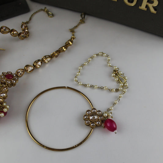 Kiara - Bridal Set (Hot Pink)