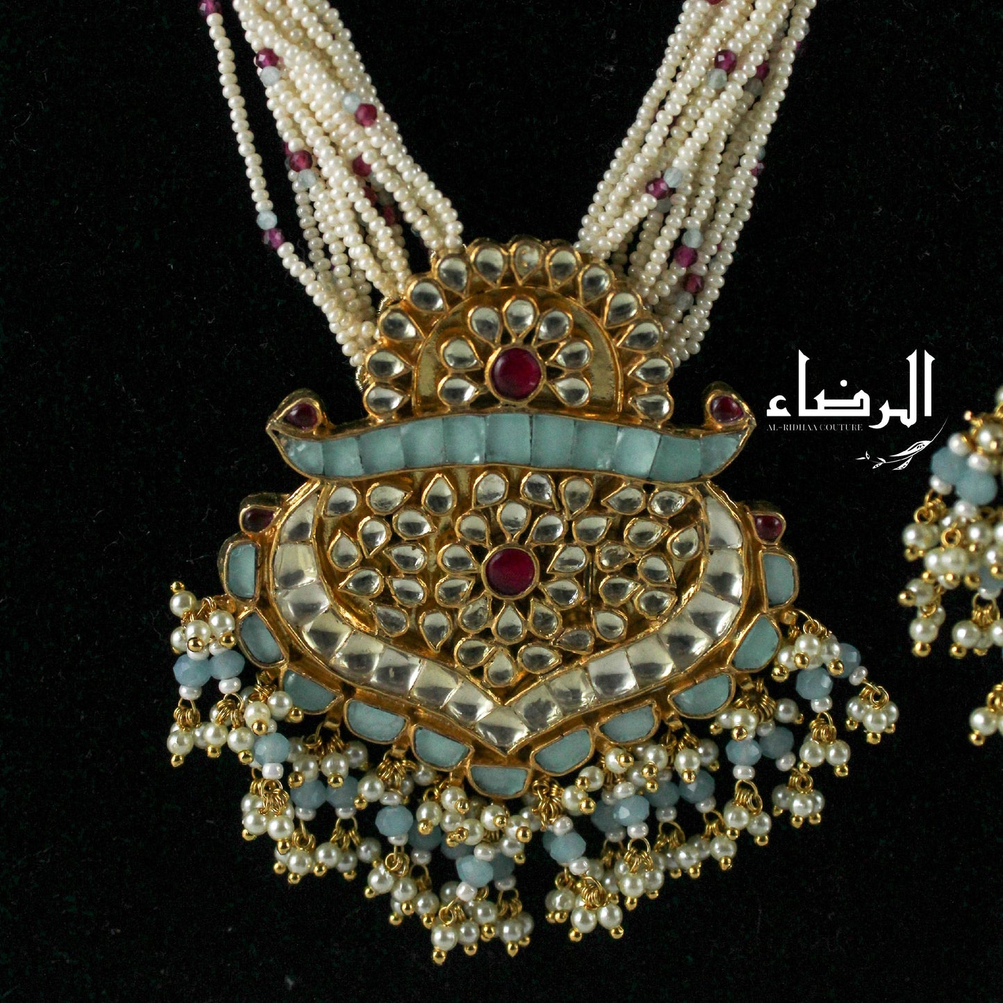 Pavan - Pachi Kundan Mala Set