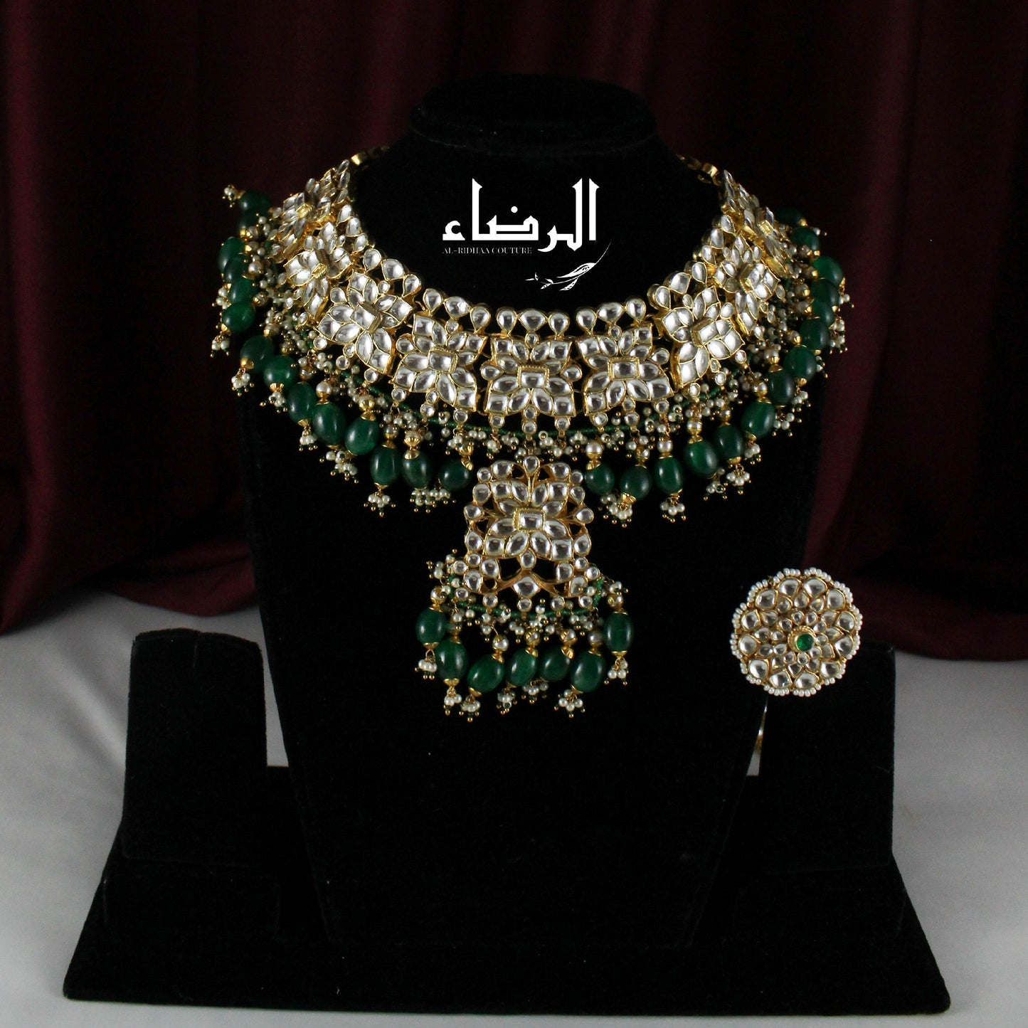 Noor Jahan - Pachi Kundan Set (Green)