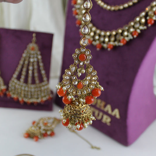 Kiara - Bridal Set (Orange)