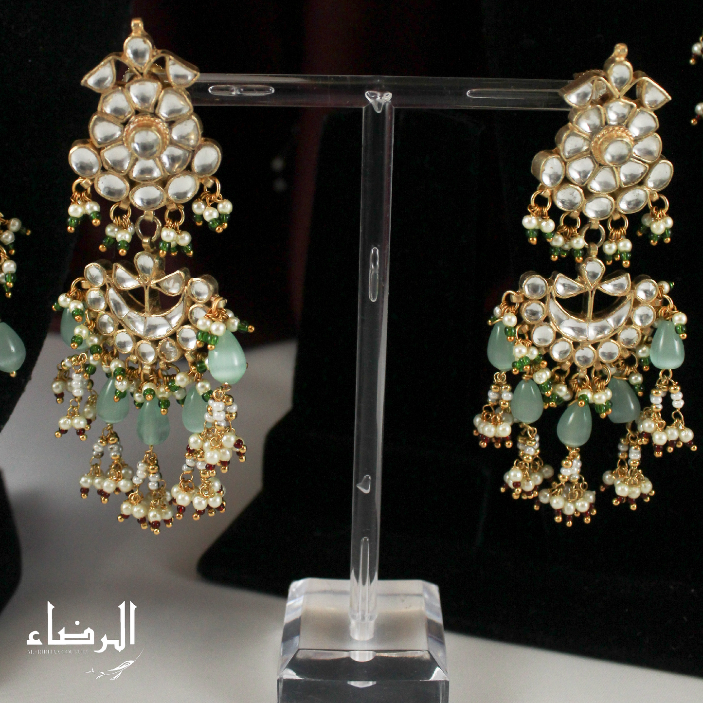 Noor Jahan - Pachi Kundan Set (Blue)