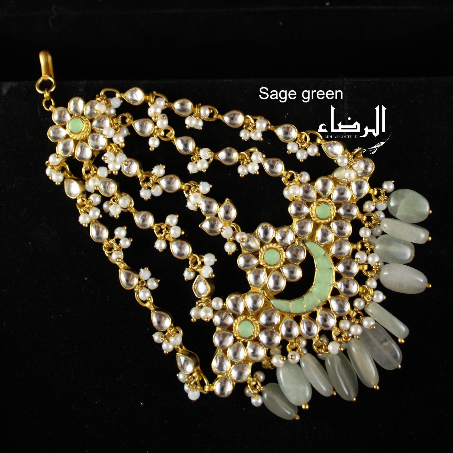 Sana - Pachi Kundan Jhoomars