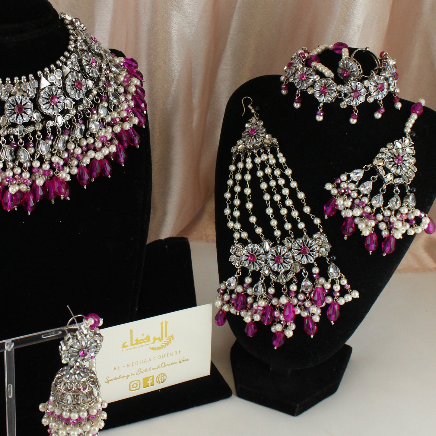 Faryal - Bridal Set (Silver)
