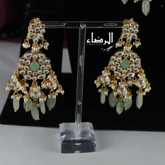 Mira - Pachi Kundan Set (mint)