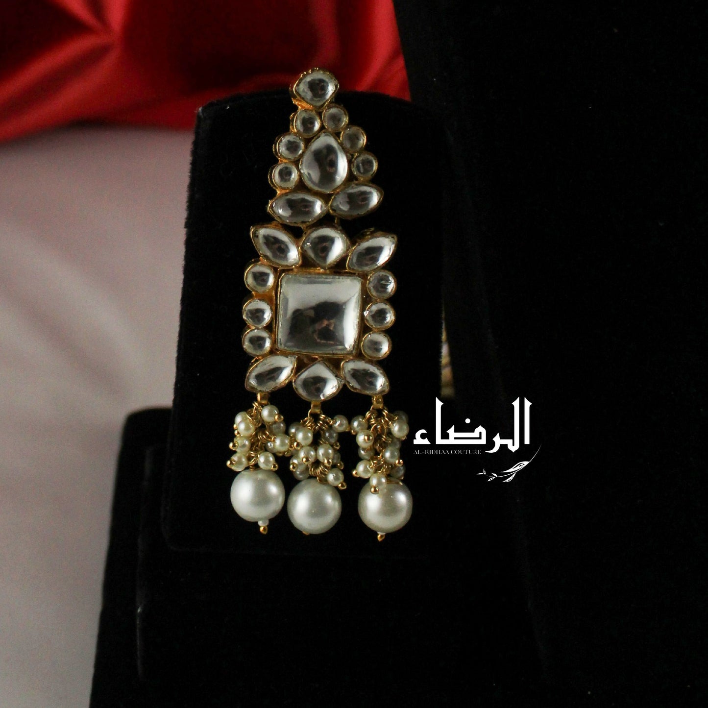 Neha - Pachi Kundan Set (Pearl)