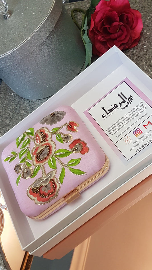 Farhana - Rose Silk Exclusive Clutch