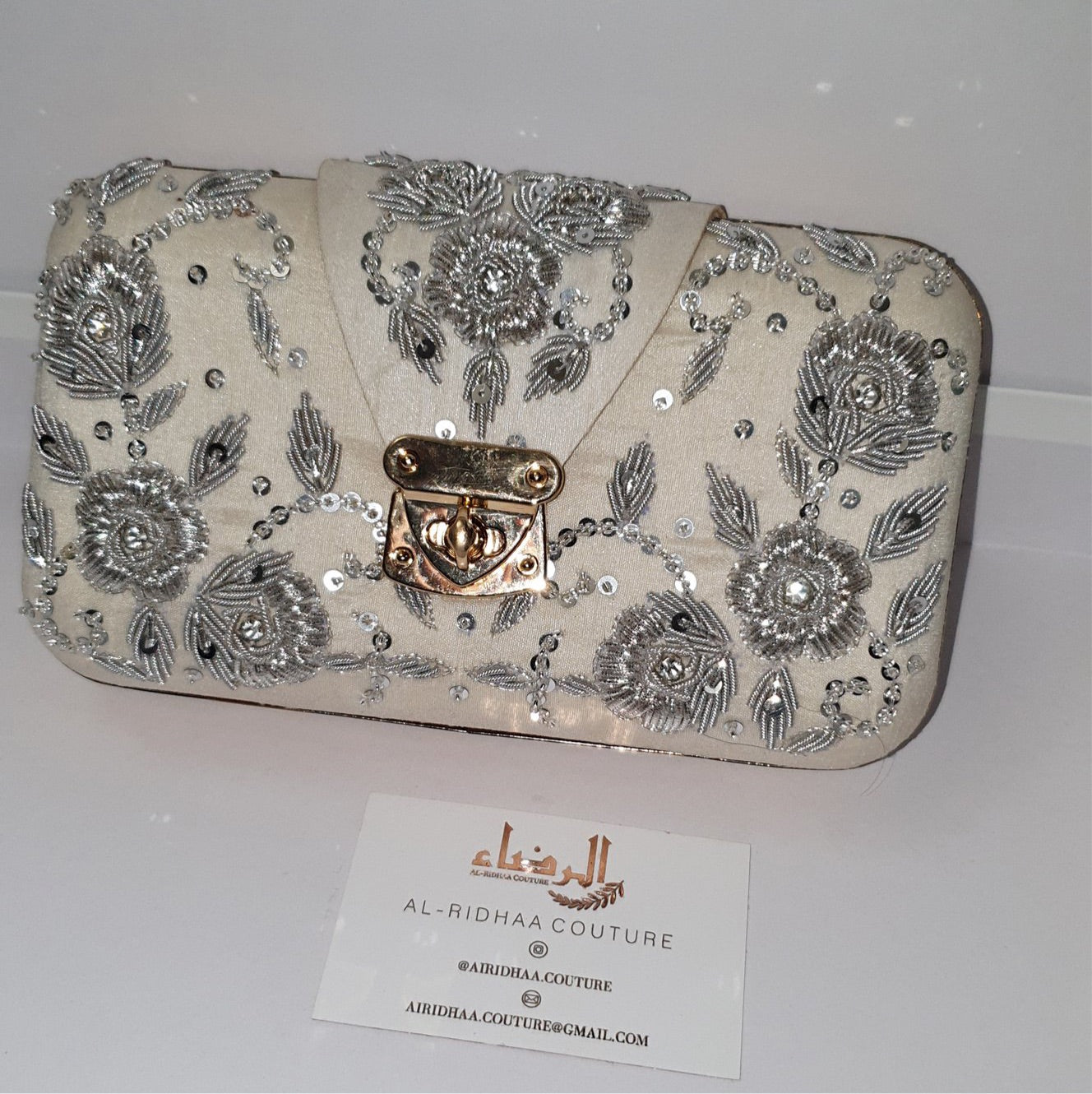 Maryam - Embroidered Clutch