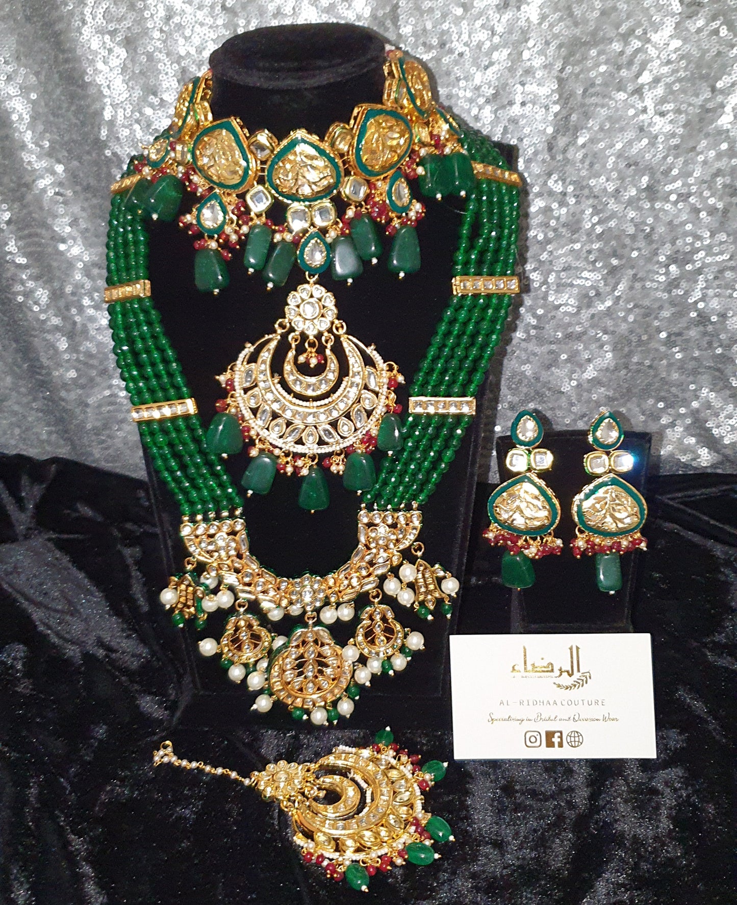 Nora - Green Necklace and Mala