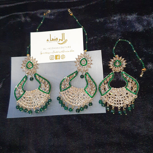Oval - Tikka & Earrings