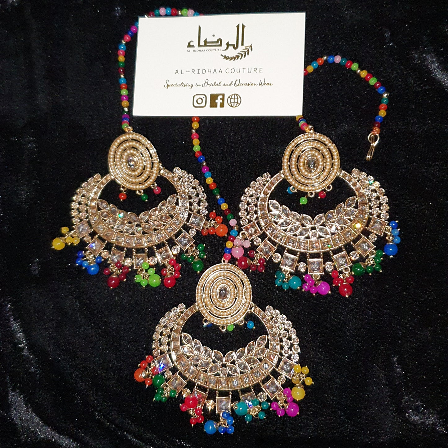 Oval - Tikka & Earrings