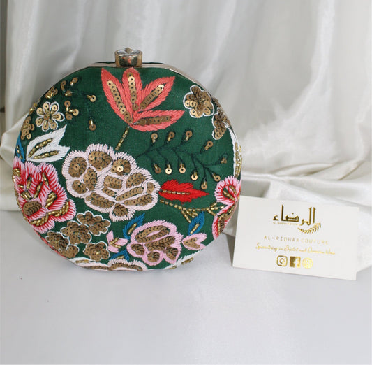 Amina - Rose Silk Exclusive Clutch