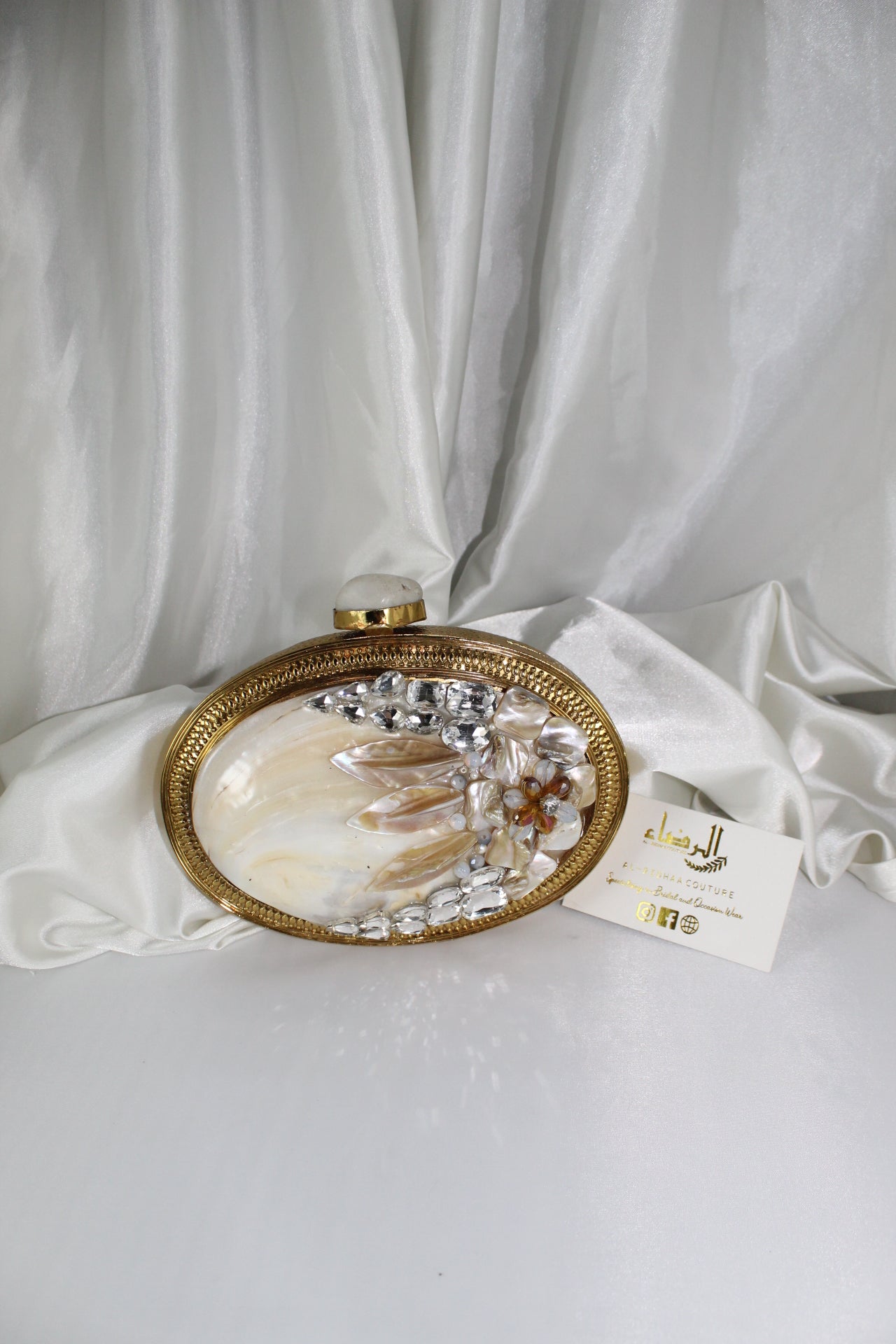 Firdaus  - Mother of Pearl Clutch