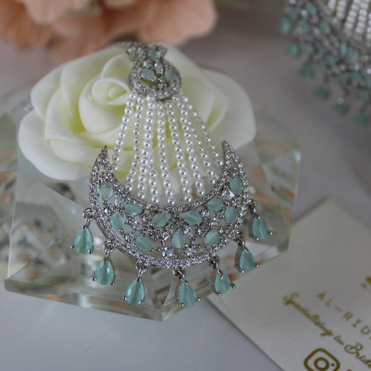 Eternity - Moon Beaded Earrings