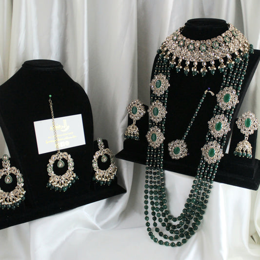 Madiha - Bridal Set Dark Green