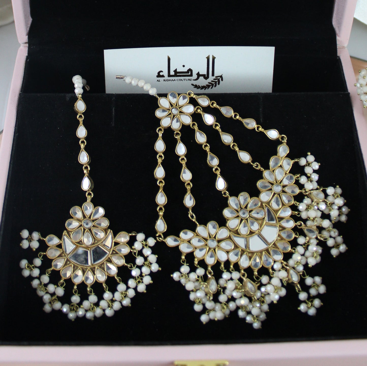 Jasmine - Full Earrings Set (Off-White)