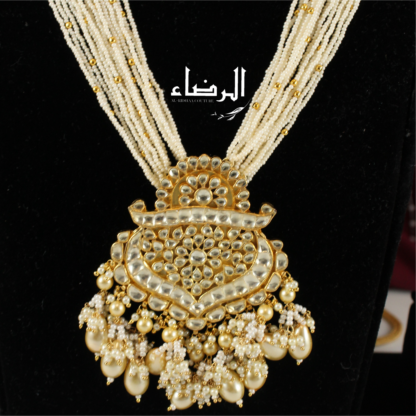 Pavan - Pachi Kundan Mala Set