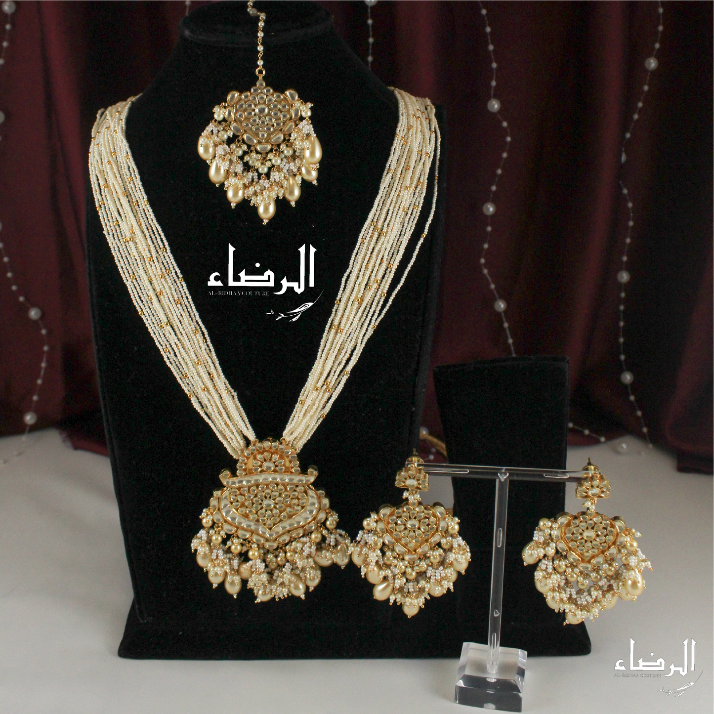 Pavan - Pachi Kundan Mala Set