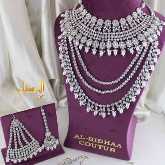 Kiara - Bridal Set (Silver)