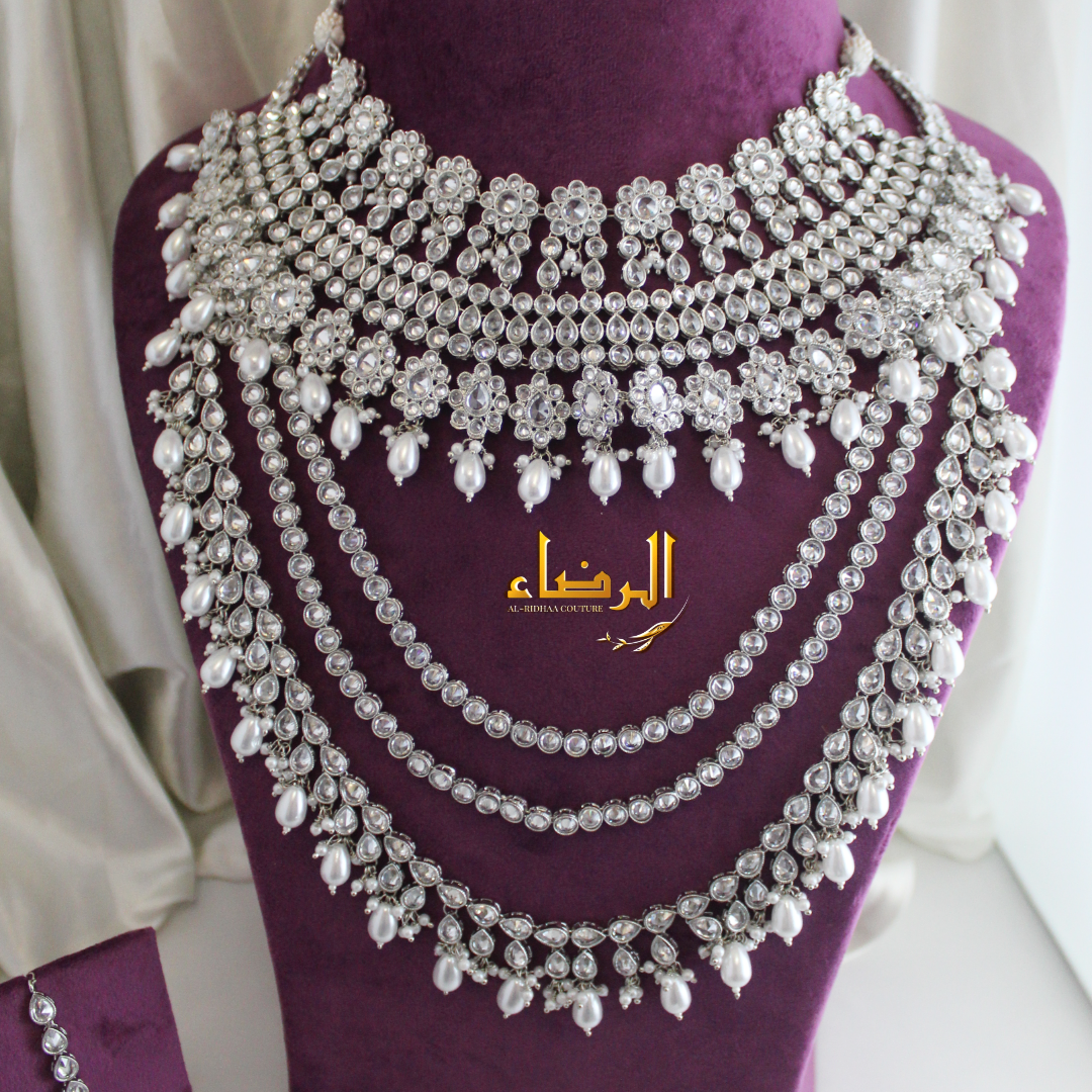 Kiara - Bridal Set (Silver)