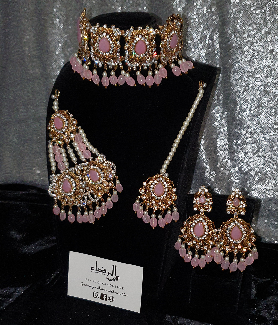 Saniya - Silver and Gold Choker Set