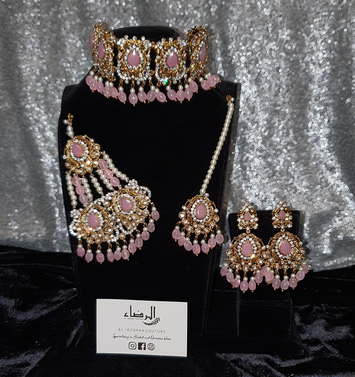 Saniya - Silver and Gold Choker Set