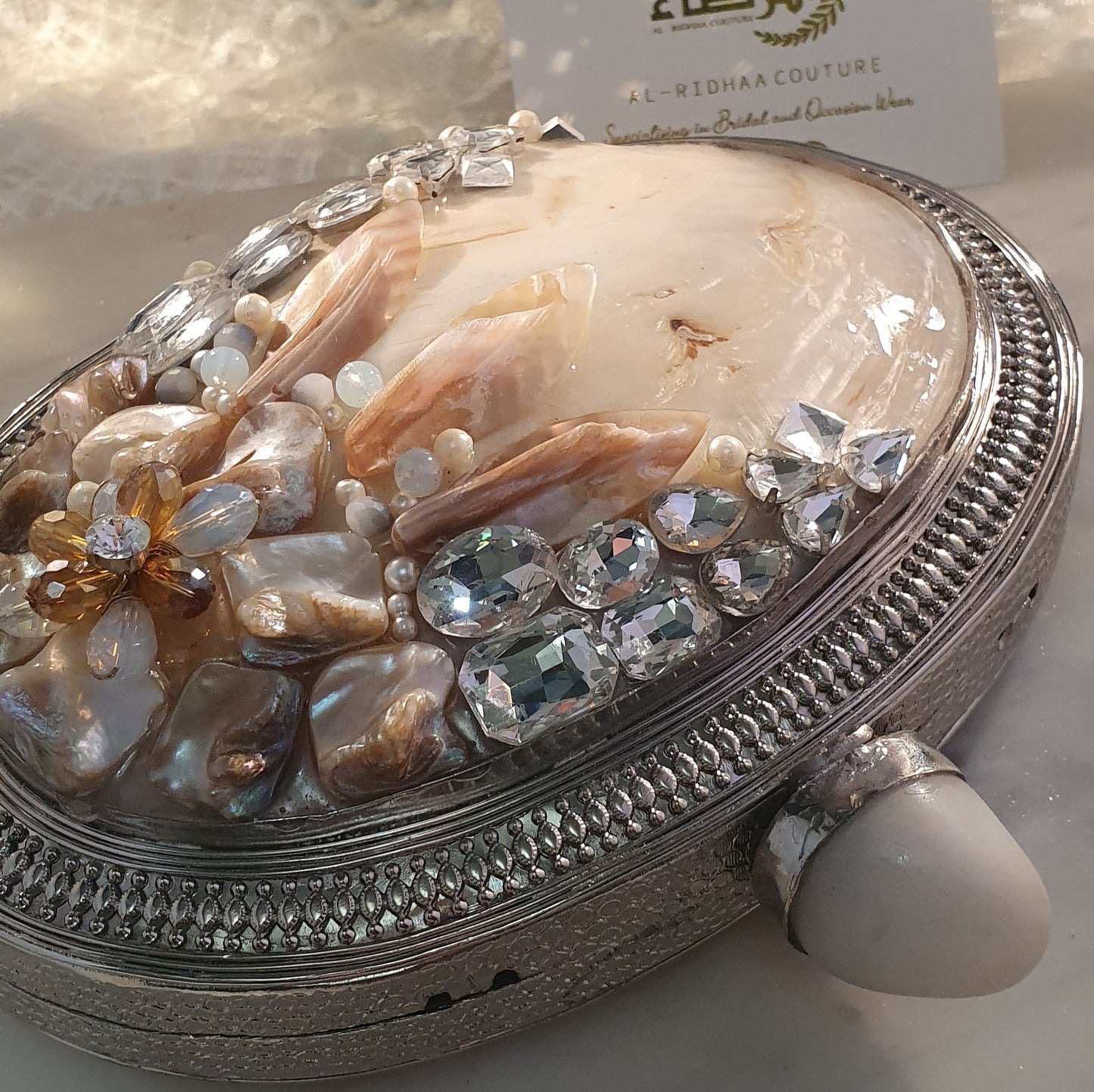 Firdaus  - Mother of Pearl Clutch