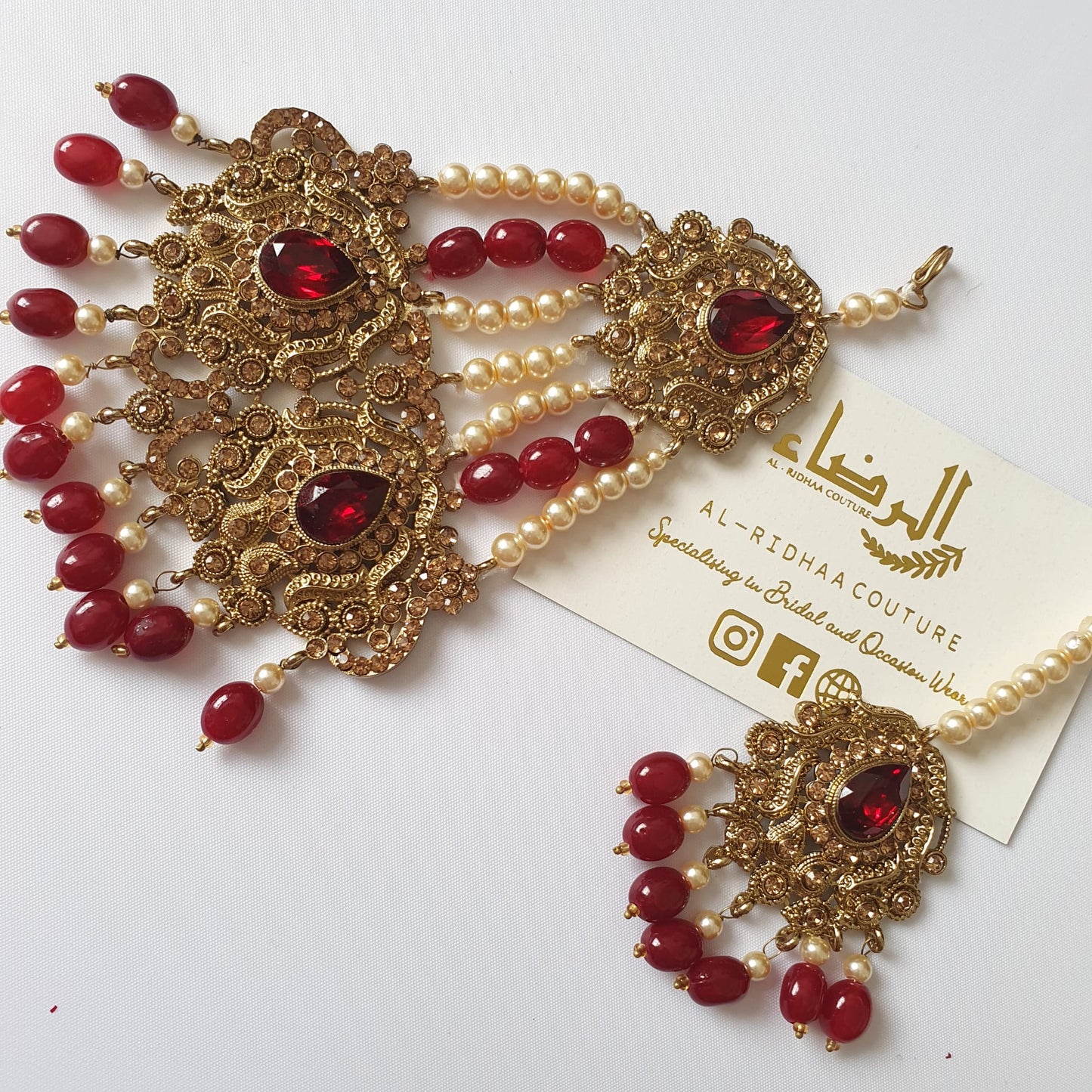 Saniya - Antique Gold Choker Set