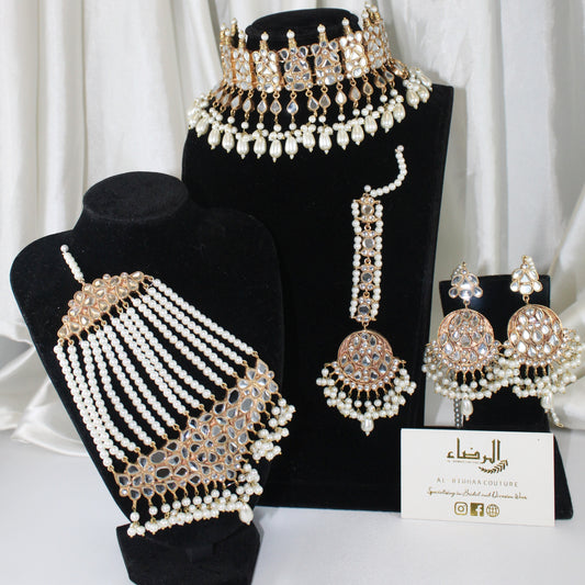 Aniqa -  Kundan Bridal Set