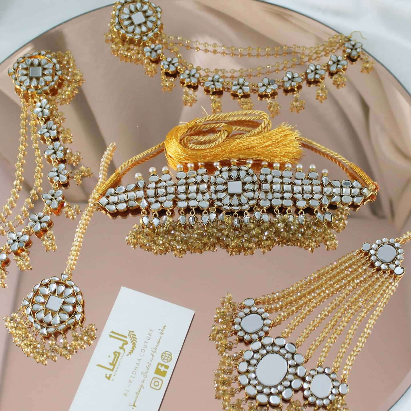 Anaya -  Kundan Bridal Set (Gold)