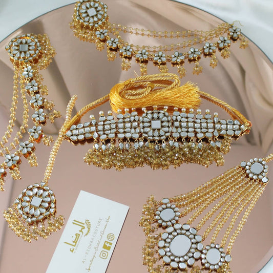 Anaya -  Kundan Bridal Set (Gold)