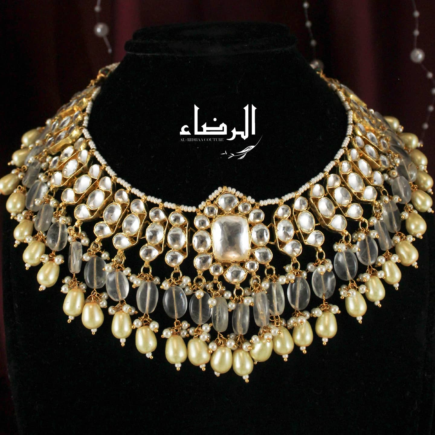 Saachi - Pachi Kundan Set