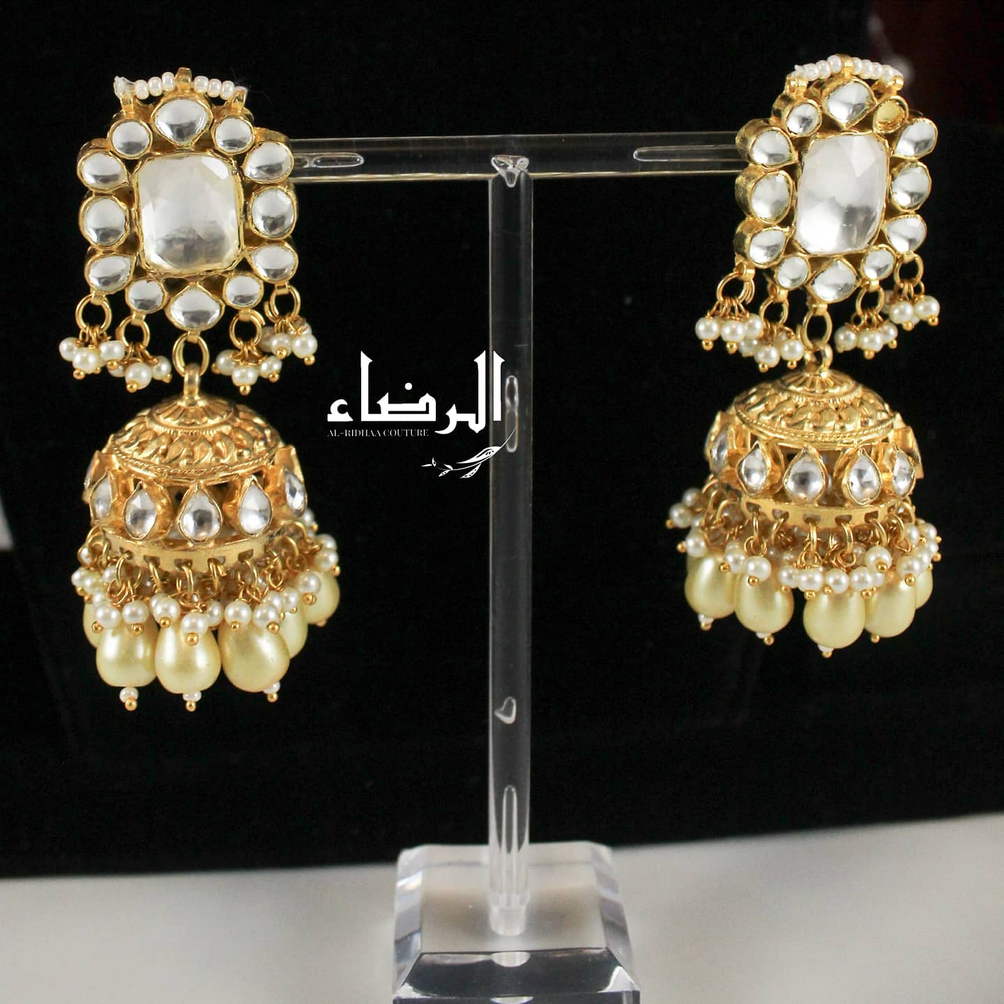 Saachi - Pachi Kundan Set