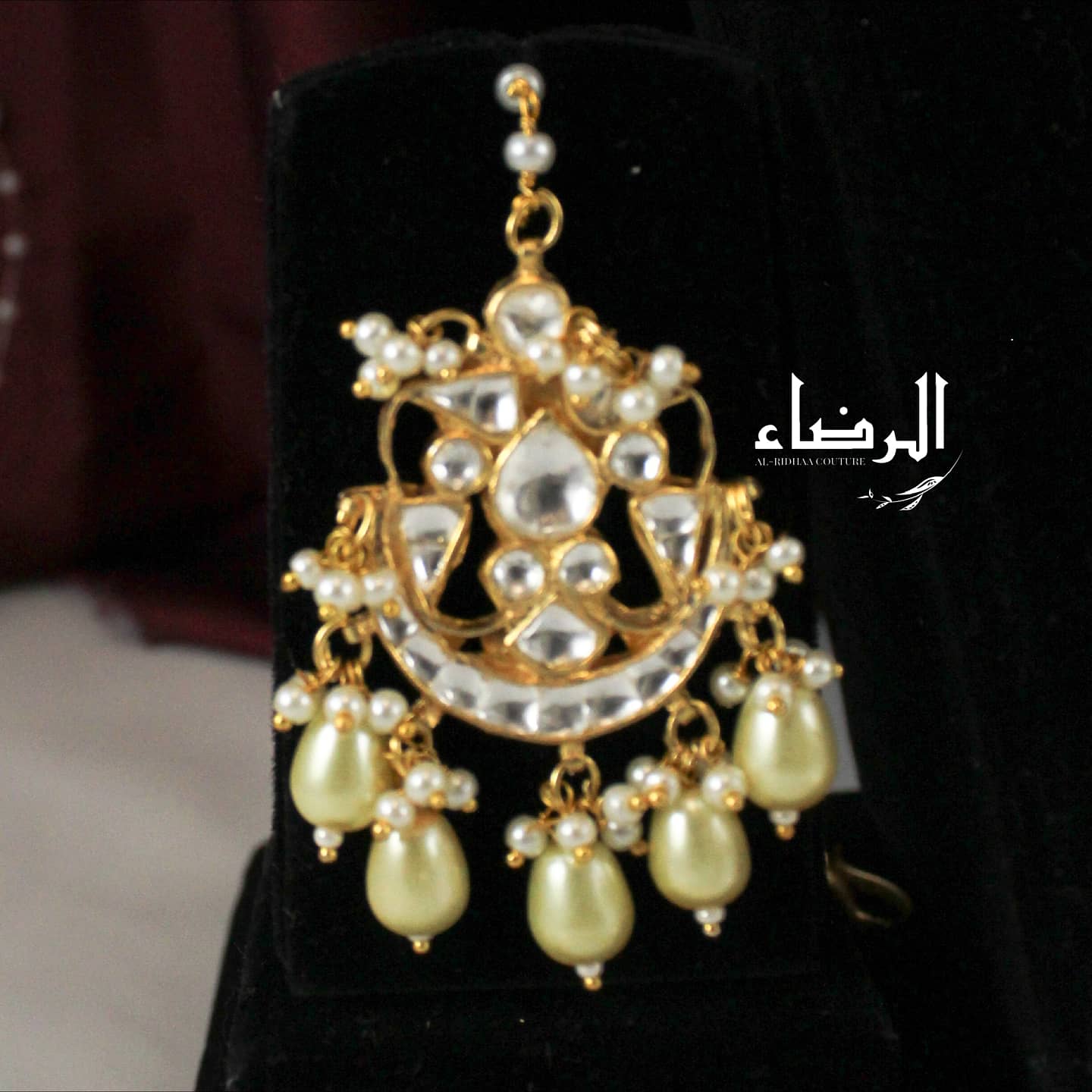 Saachi - Pachi Kundan Set