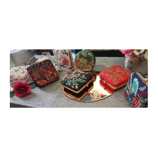 Hibaa - Rose Silk Exclusive Clutch