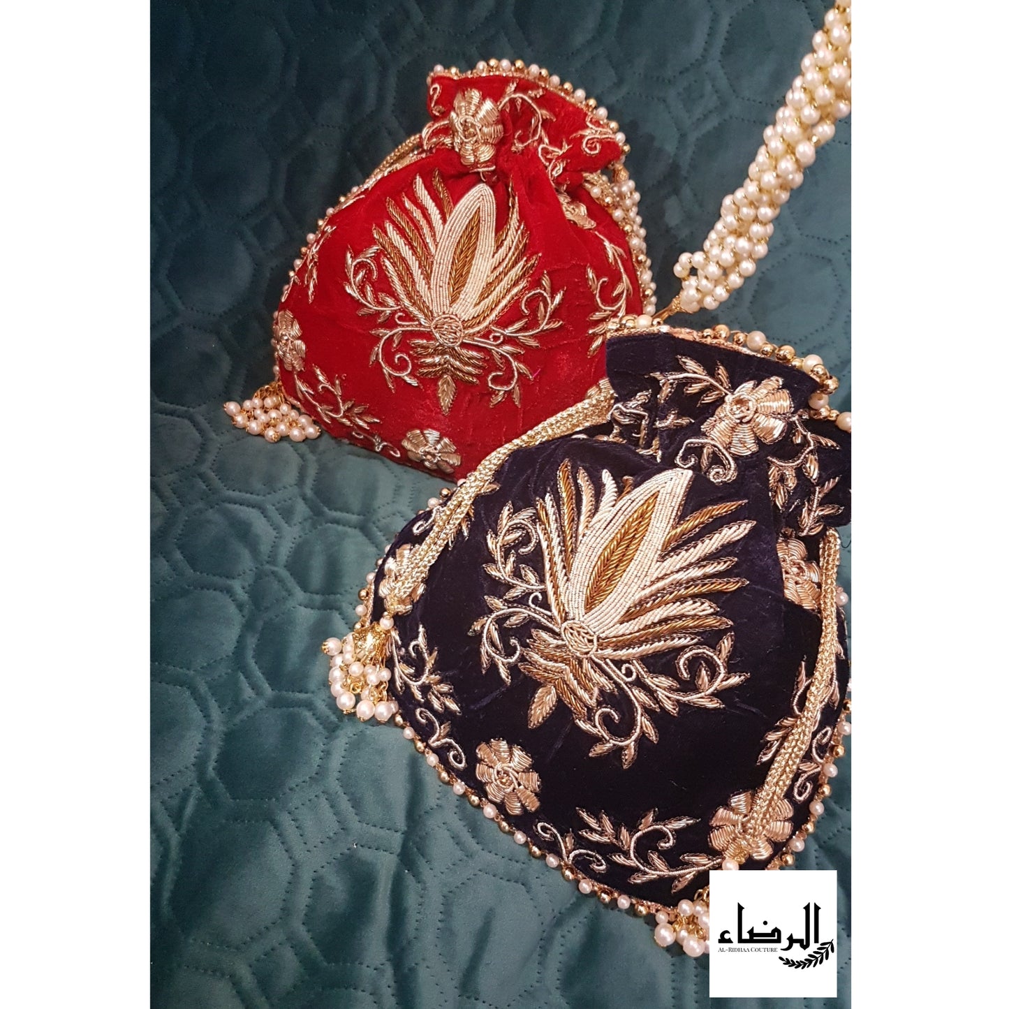Alliya - Velvet Potli Bag