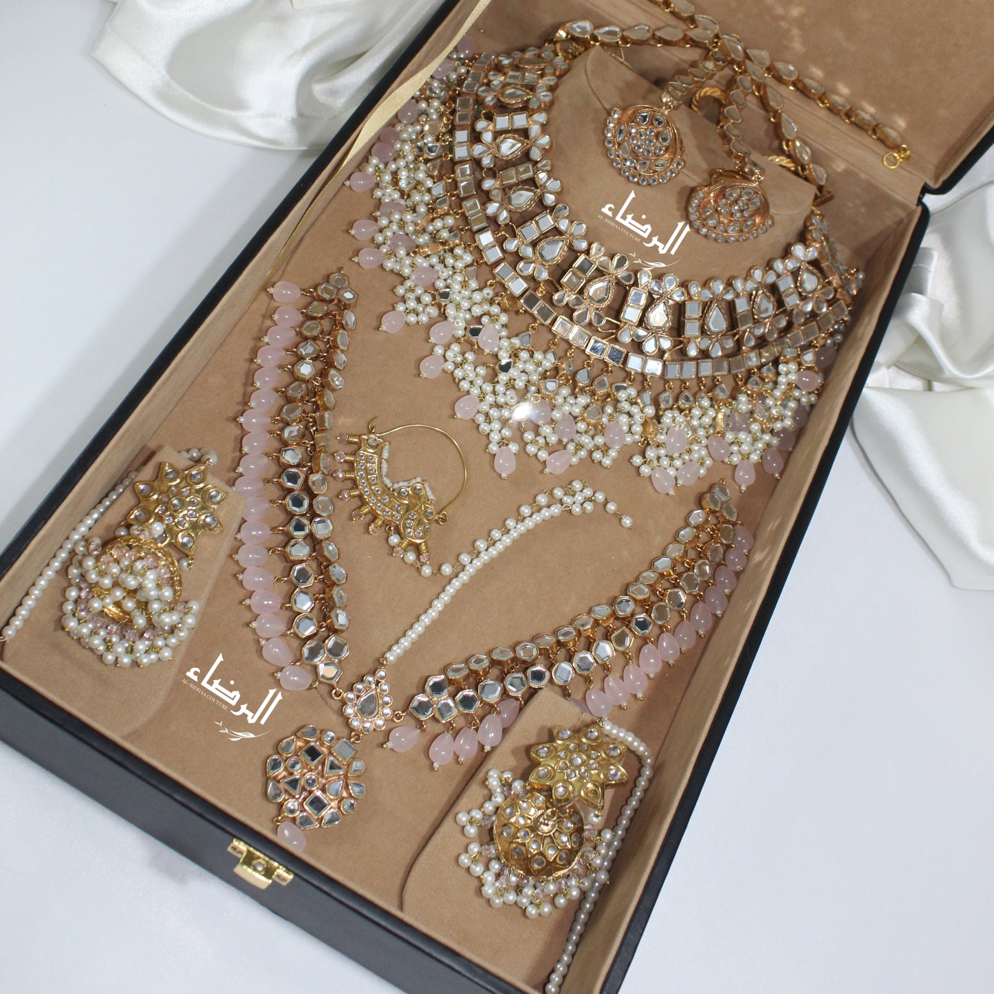 Jasmine - Pink Kundan Bridal Set