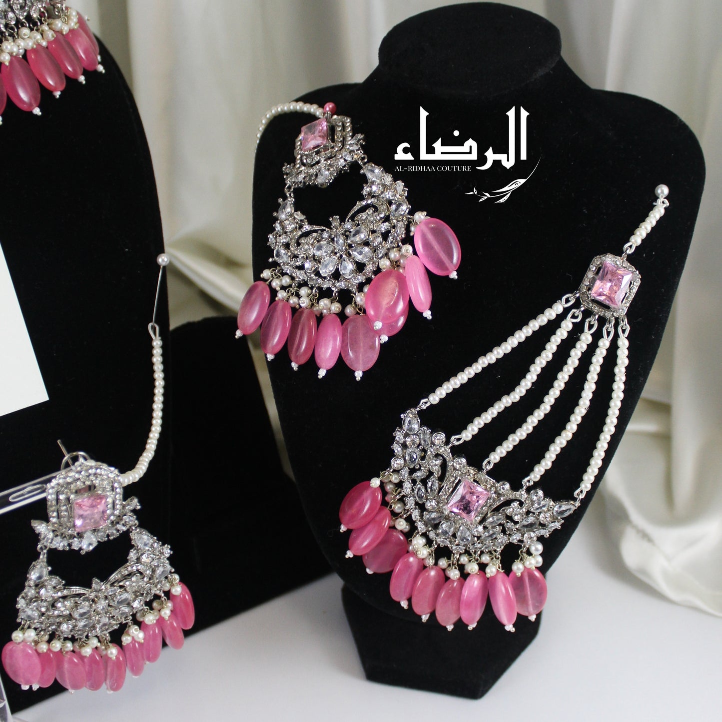 Aliza -   Choker Set [rose pink]
