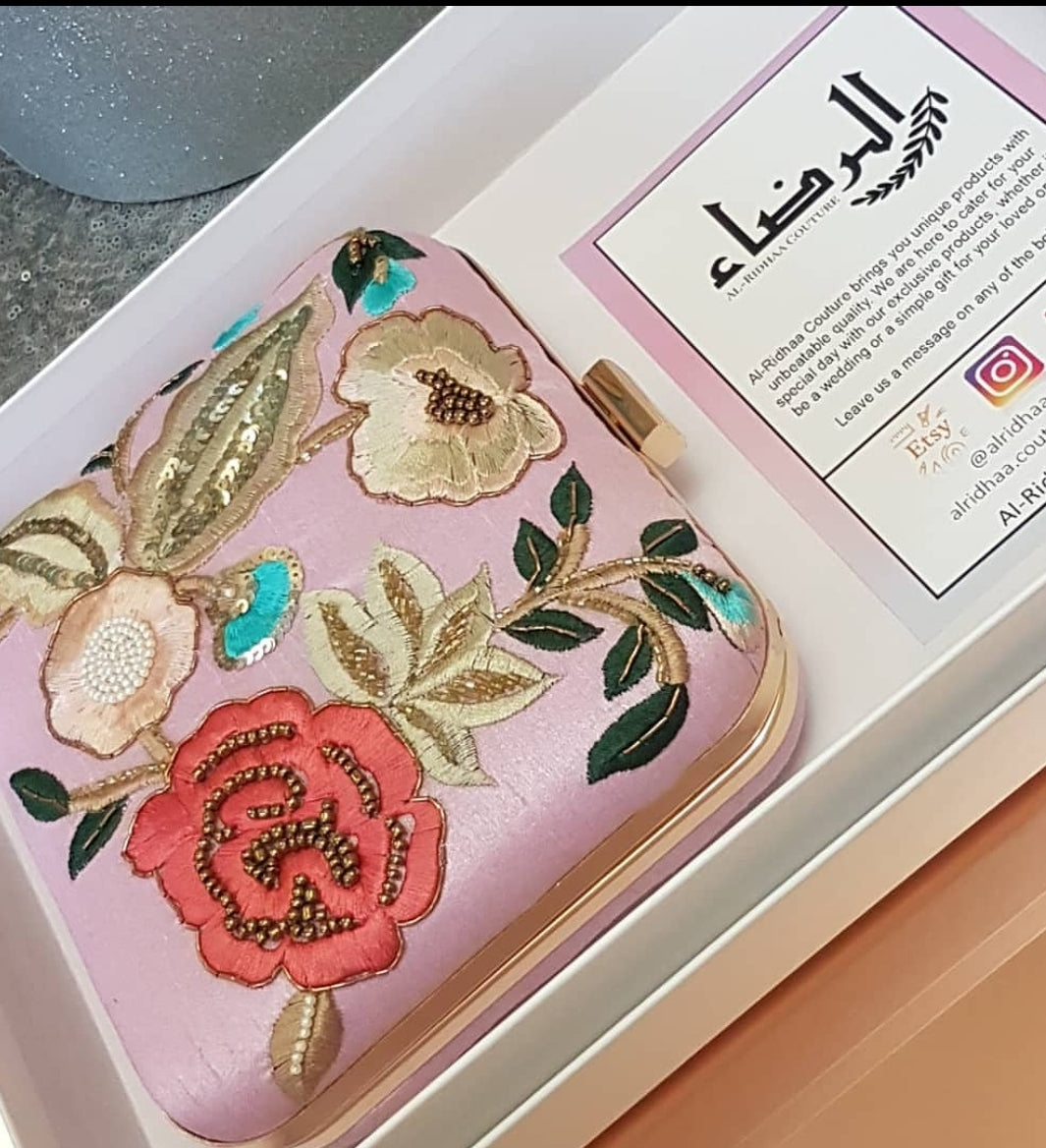 Humairaa - Rose Silk Exclusive Clutch